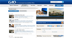 Desktop Screenshot of gao.gov